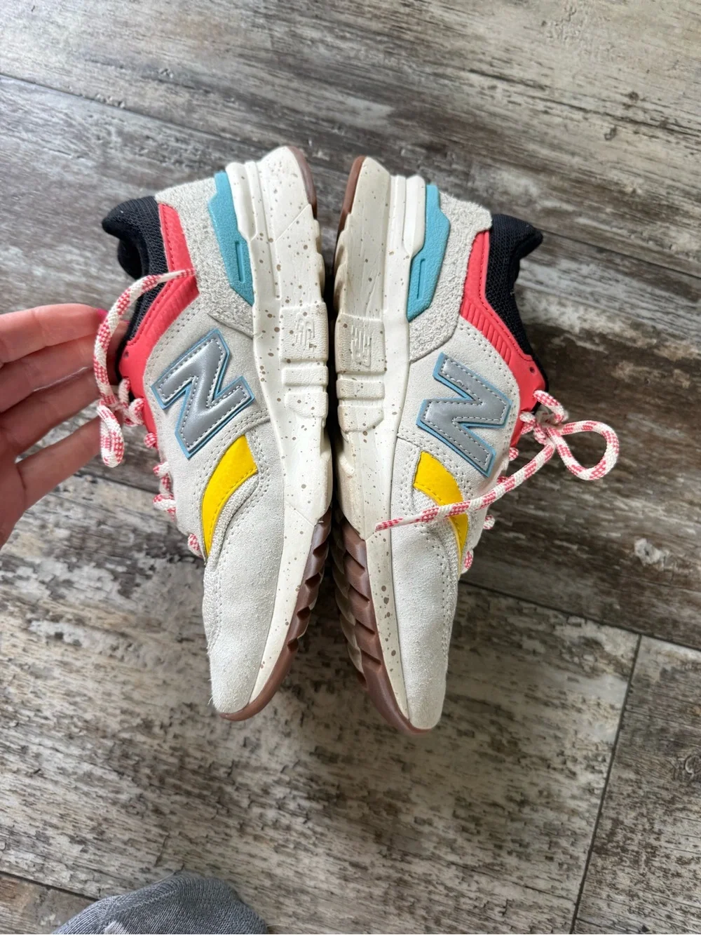 New Balance 997H sneakers cordura yellow blue red multi